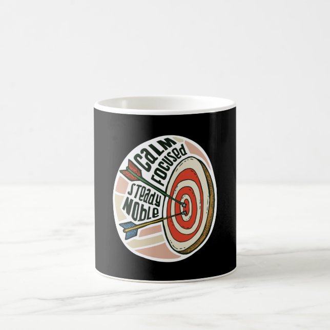 Bogenziel Kaffeetasse (Mittel)