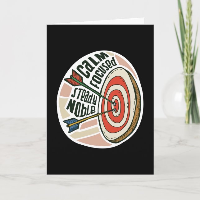 Bogenziel Karte (Vorderseite)