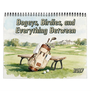 Bogeys, Birdies und alles dazwischen Lustiger Golf Kalender