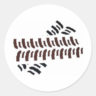 Bogger Tracks Runder Aufkleber