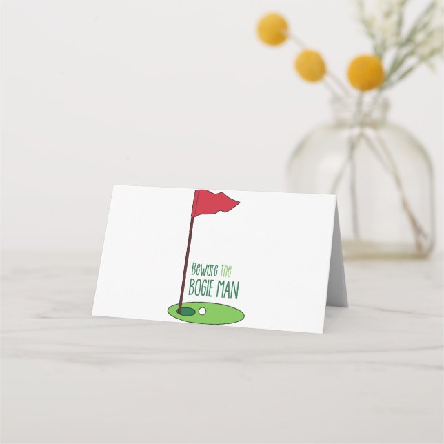 Bogie Man Platzkarte (Vorderseite)