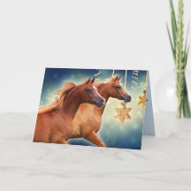 BOGO Colts Blue Weihnachtskarte