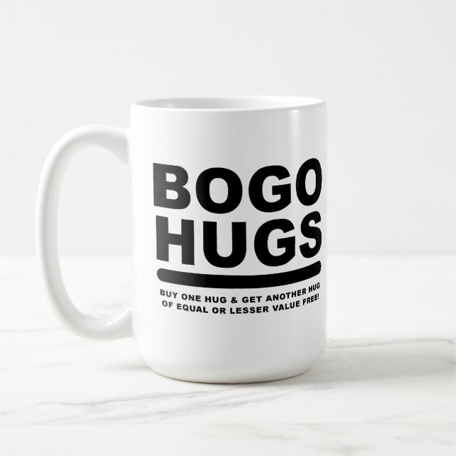 BOGO-Hug-Becher Kaffeetasse (Links)