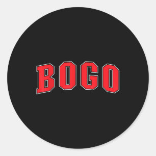 Bogo Philippines Souvenirs Filipinos Bogo Runder Aufkleber