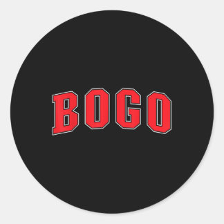 Bogo Philippines Souvenirs Filipinos Bogo Runder Aufkleber