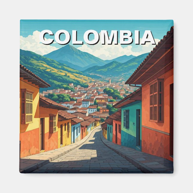 Bogota Colombia La Candelaria Magnet (Vorne)