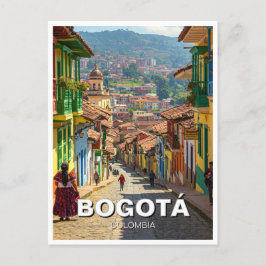 Bogota Colombia La Candelaria Postkarte