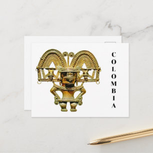 Bogotá Gold Postkarte