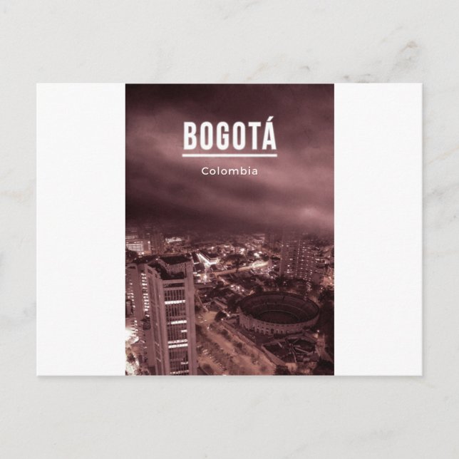 Bogota, Kolumbien Postkarte (Vorderseite)