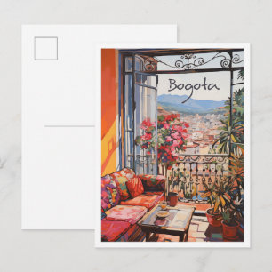 Bogota Kolumbien Reise Stadt Ästhetik Postkarte