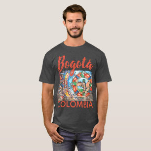 Bogotá Kolumbien, Straße Graffitti Mural T-Shirt