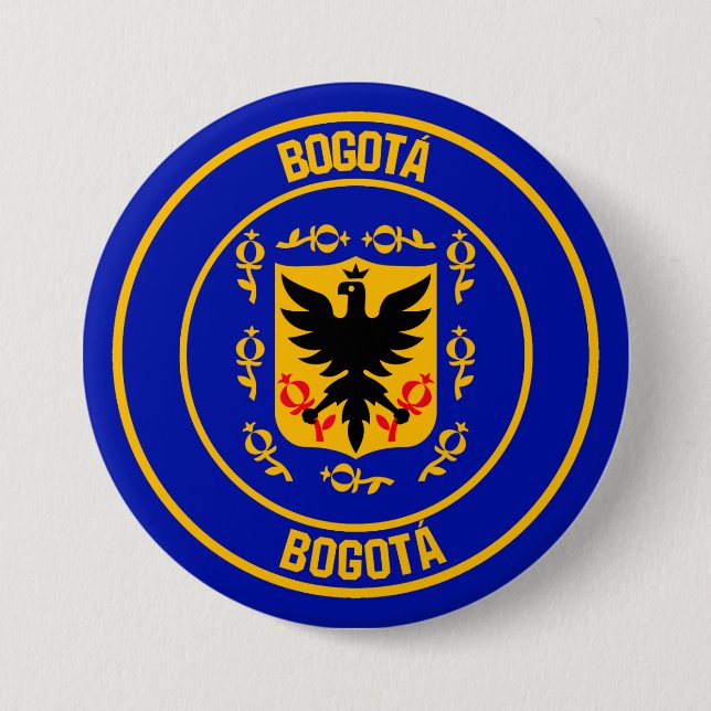Bogotá RundEmblem Button (Vorderseite)