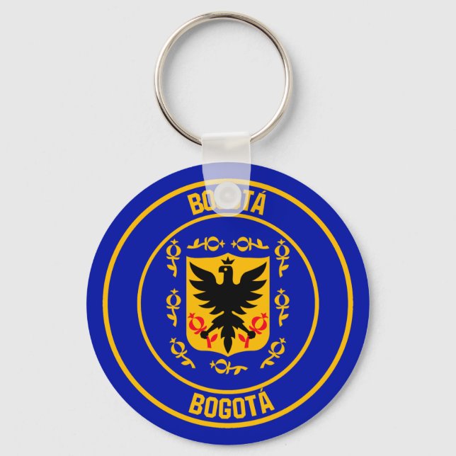 Bogotá RundEmblem Schlüsselanhänger (Vorderseite)