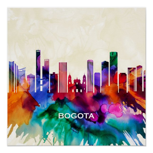Bogota Skyline Poster (Vorderseite)