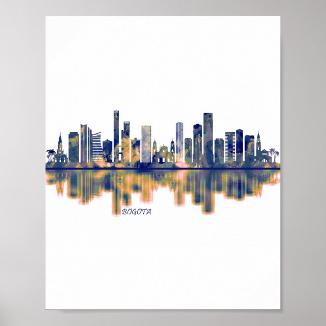Bogota Skyline Poster (Vorne)