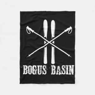 Bogus Sin Ski Skifahren Ristorante da Valentino Fleecedecke