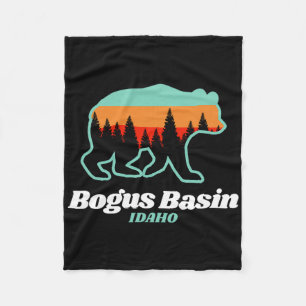 Bogusbecken Idaho Skifahren Snowboarden Bären Fleecedecke