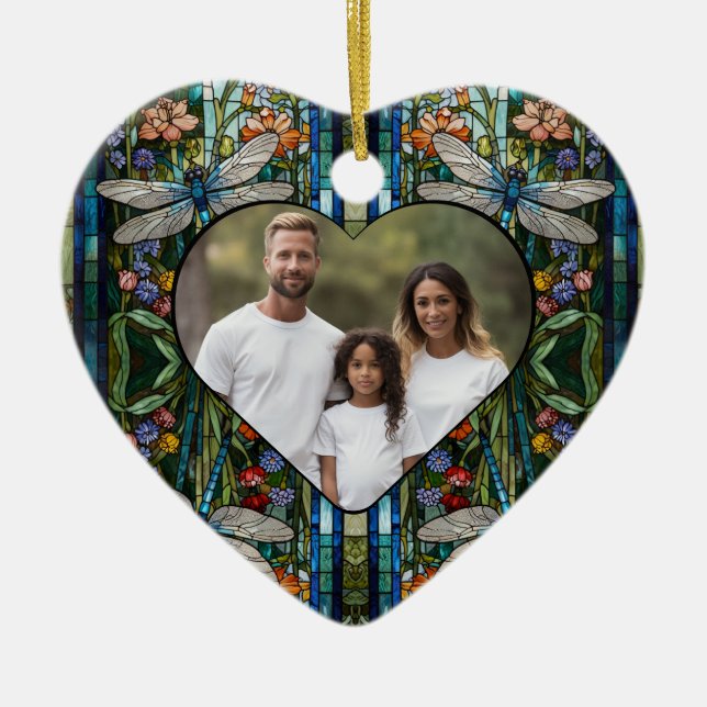 Bohblütenglas Keramik Ornament (Vorne)