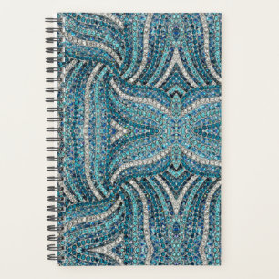 bohème chic gris argenté bleu turquoise