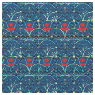 Bohème Motif Tapisserie, Tissu Turquoise foncé