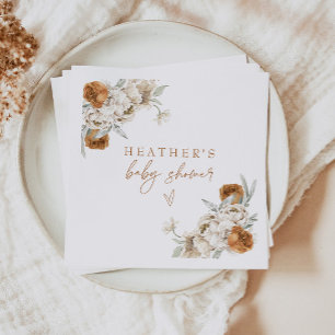 BOHEME Terracotta Bohemische Babydusche Serviette