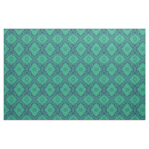 Bohemian arabesque Muster "Grüne Blume" Stoff