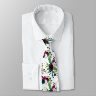Bohemian Blumen Krawatte