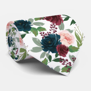 Bohemian Blumen Krawatte