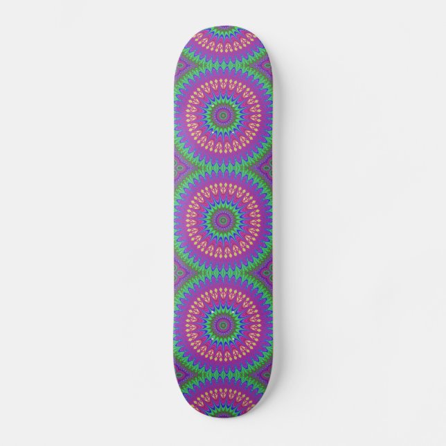 BOHEMIAN BOHO MANDELA Skateboard deck (Vorderseite)