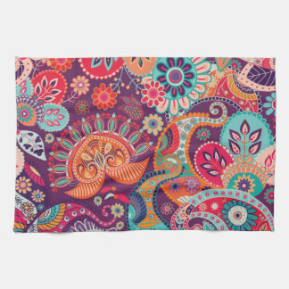 Bohemian Boho MOD Hippie Chic Blumenmuster Küchentuch