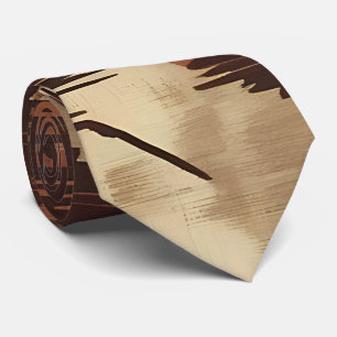 Bohemian Chic Brushstroke Cravate