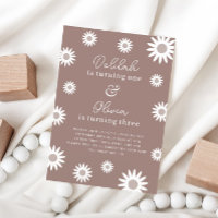 Bohemian Daisy Joint Invitation d'anniversaire