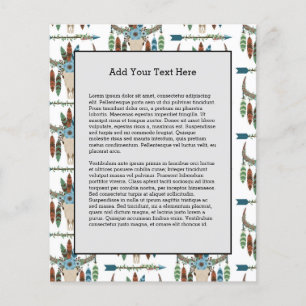 Bohemian Feathers Dreamcatcher Flyer