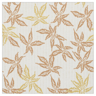 Bohemian flora retro botanical plant  stoff