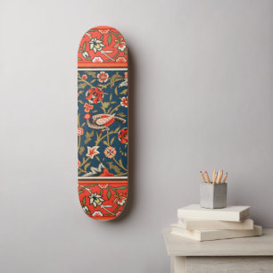 Bohemian Indisch-Persisches Blumenmuster Vintage R Skateboard