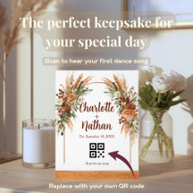 Bohemian individuelle Hochzeitslied QR-Code