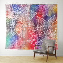 Bohemian Mandala Blumen Aquarell