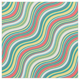 Bohemian Muster moderne farbenfrohe Webart in Blau Stoff