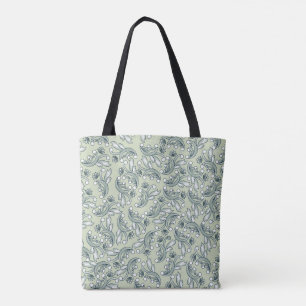 Bohemian Pastell-Blumenmuster Tasche