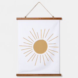 Bohemian Sunshine Style, Boho Sunshine Wandteppich Mit Holzrahmen