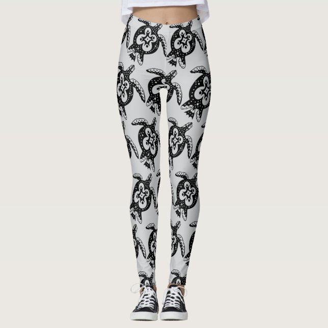 Bohemian Turtle Leggings (Vorderseite)