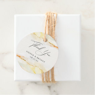 Bohemian Wüsten-Aquarell-Hochzeits-Dankeschön Geschenkanhänger