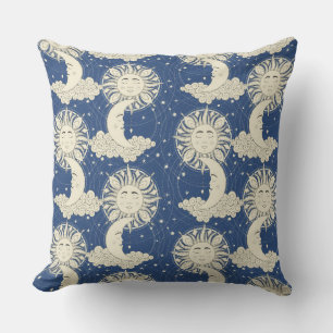 bohemianische Träume blau Kissen