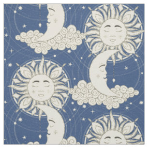 bohemianische Träume blau Stoff