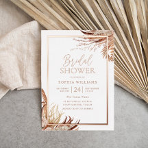 Bohemisch Boho Brautparty Rose Gold