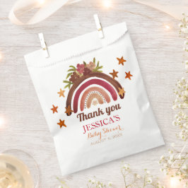 Bohemisch Boho Rainbow Baby Shooter Earthy Niedlic Geschenktütchen
