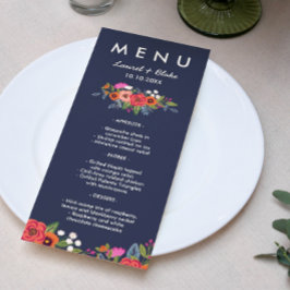 Bohemisch Bouquet | Herbstmenü Menükarte