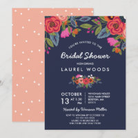 Bohemisch Bouquet - Navy Blue Brautparty