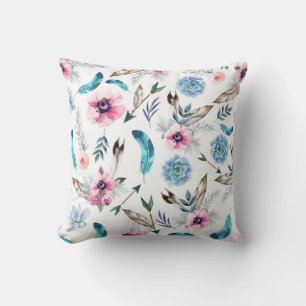 Bohemisch Chic Floral Boho Girl Kissen