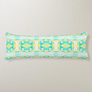 Bohemisch Chintz 108 Gelbe Aqua Seitenschläferkissen